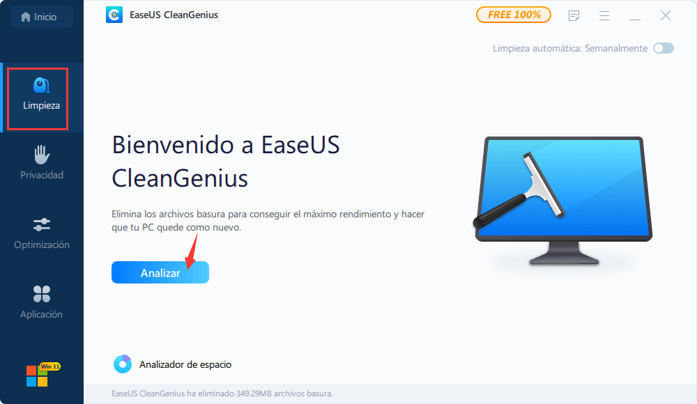 Descargue e instale EaseUS CleanGenius.