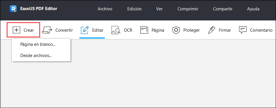 crear archivo pdf
